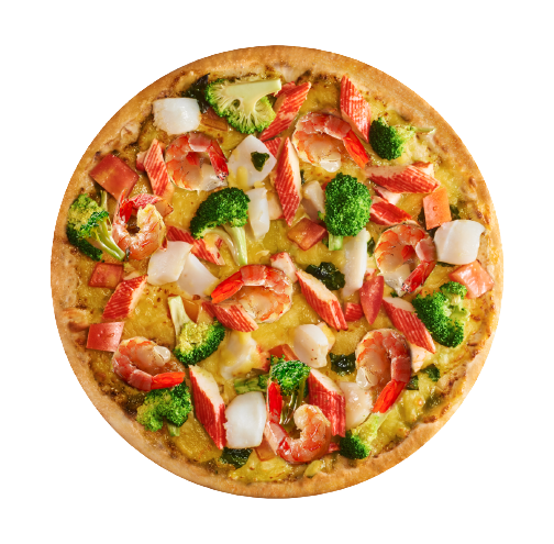 Pizza Hải Sản Pesto Xanh
