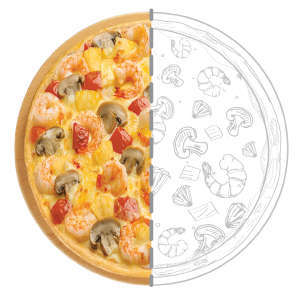 Pizza Tôm Cocktail-NYC-Size M