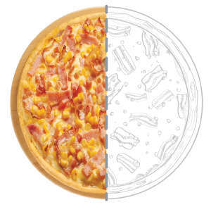 Pizza Thịt Nguôi Canada-NYC-Size M