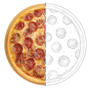 Pizza Xúc Xích Ý-NYC-Size M