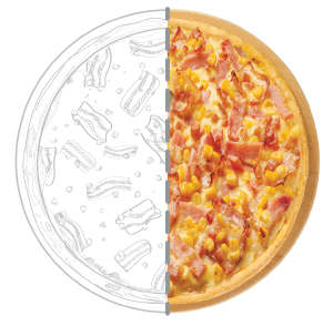 Pizza Thịt Nguôi Canada-NYC-Size M