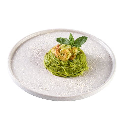 Picture of Pasta Seafood With Pesto Sauce